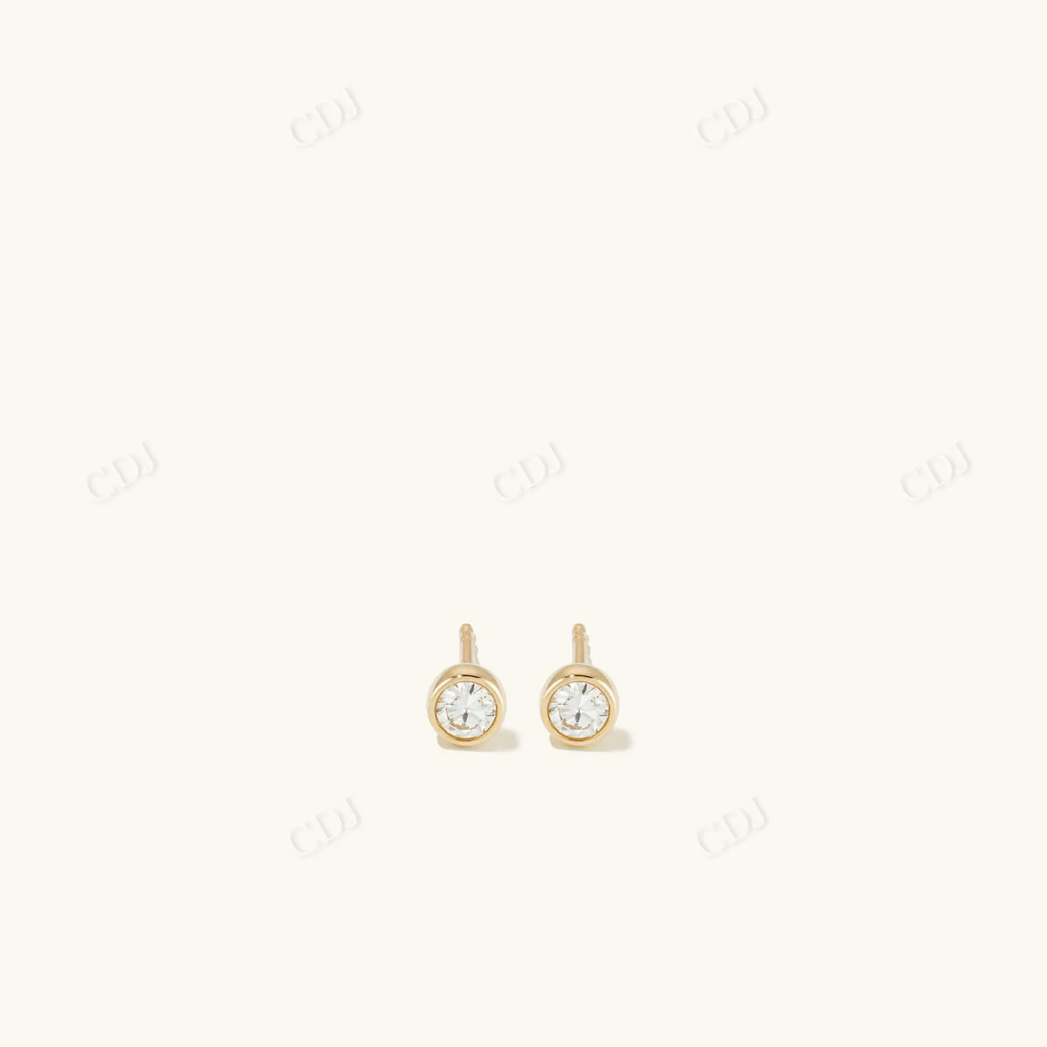 0.1CTW Lab Grown round Diamond Stud Earrings