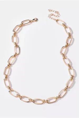 Amber Boxy Chain Necklace