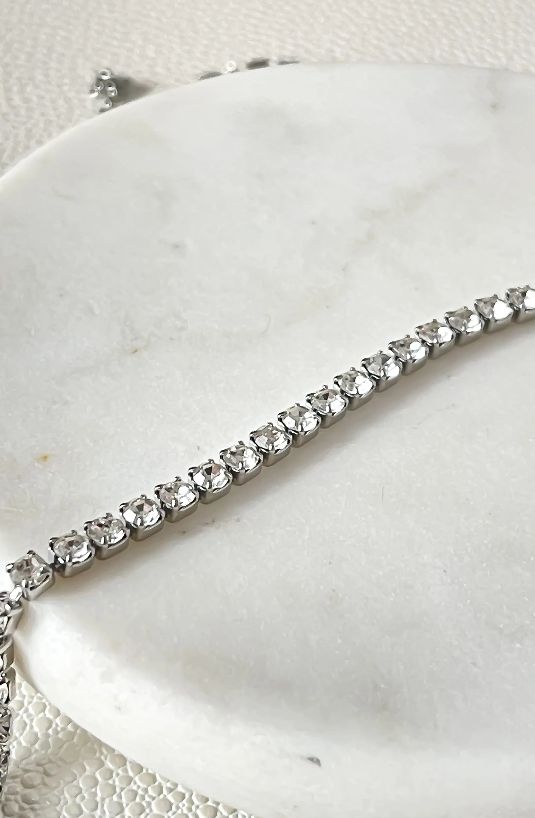 Amber zircon necklace