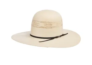American Hat Company -  Open Crown; 4" Brim - 657 2CBLK