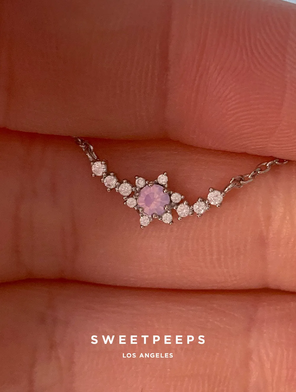Amethyst Starburst Necklace