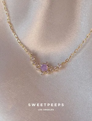 Amethyst Starburst Necklace