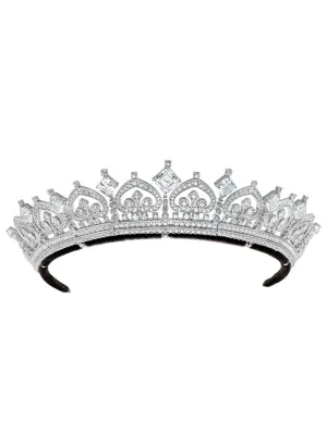 Andrew Prince by Crislu Palmette and Asscher Cut Tiara