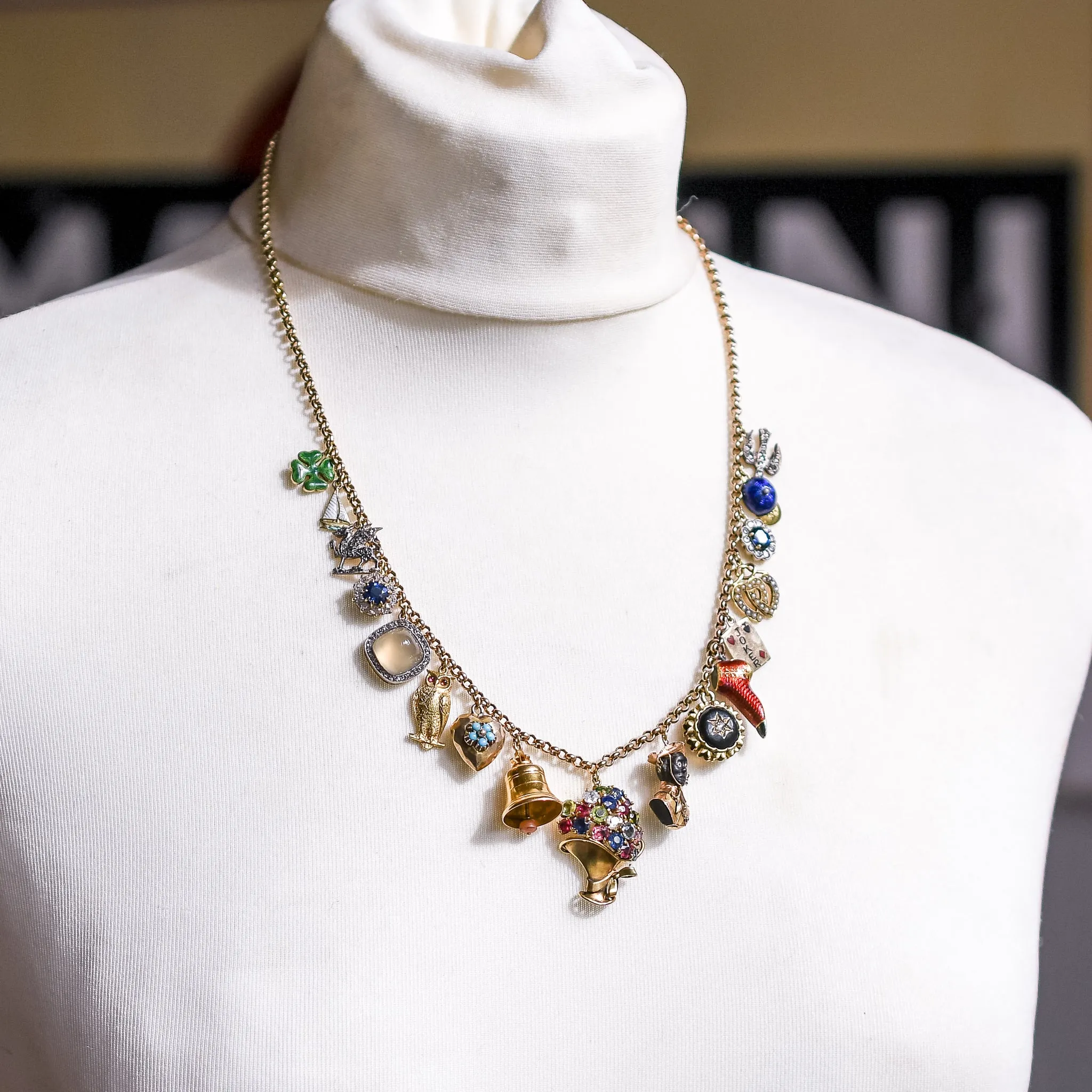 Antique Charm Necklace