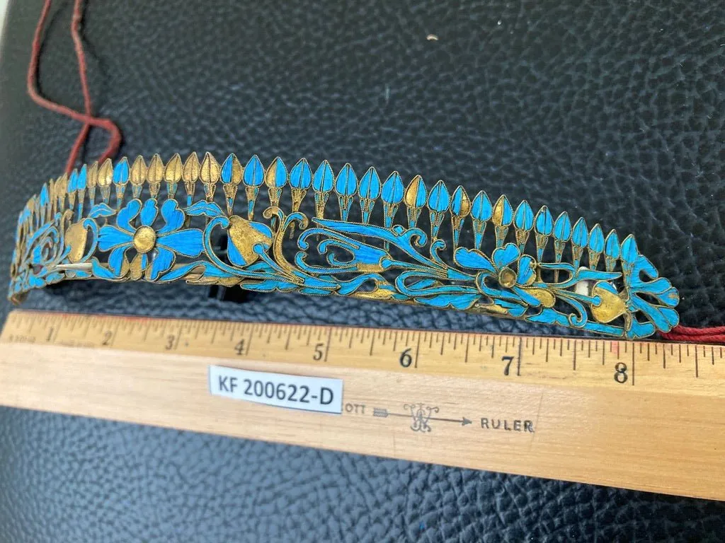 Antique Qing Dynasty Tian-Tsui Tiara 200622-D
