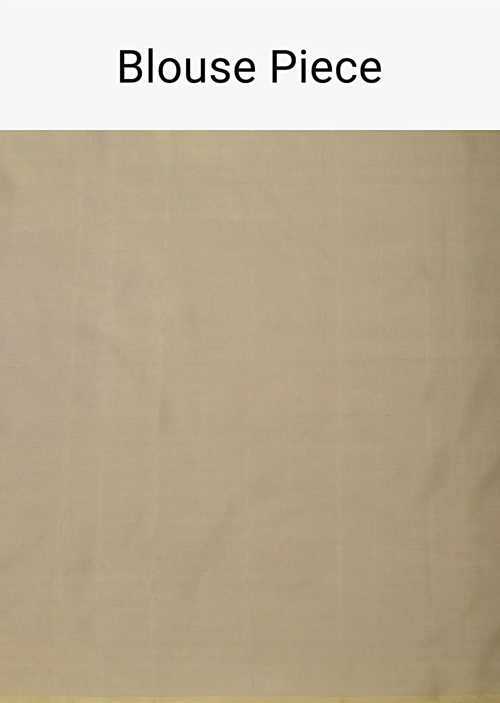 Beige South Dharmavaram Silk Saree With Woven Antique Motifs And Unstitched Blouse Fabric