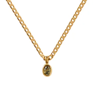 Bella Necklace - Olivine