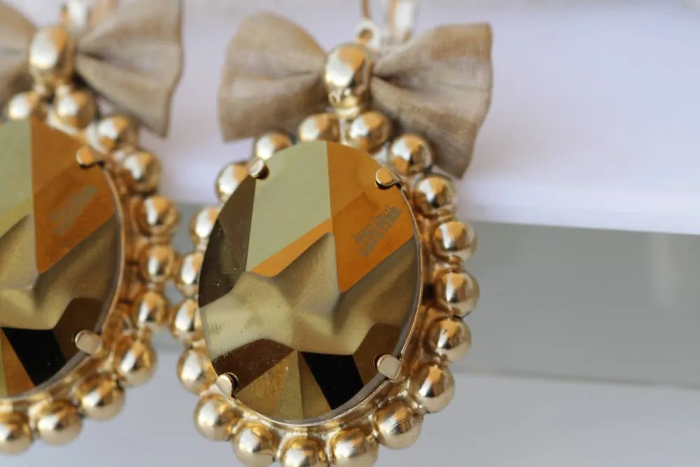 BRONZE DROP EARRINGS
