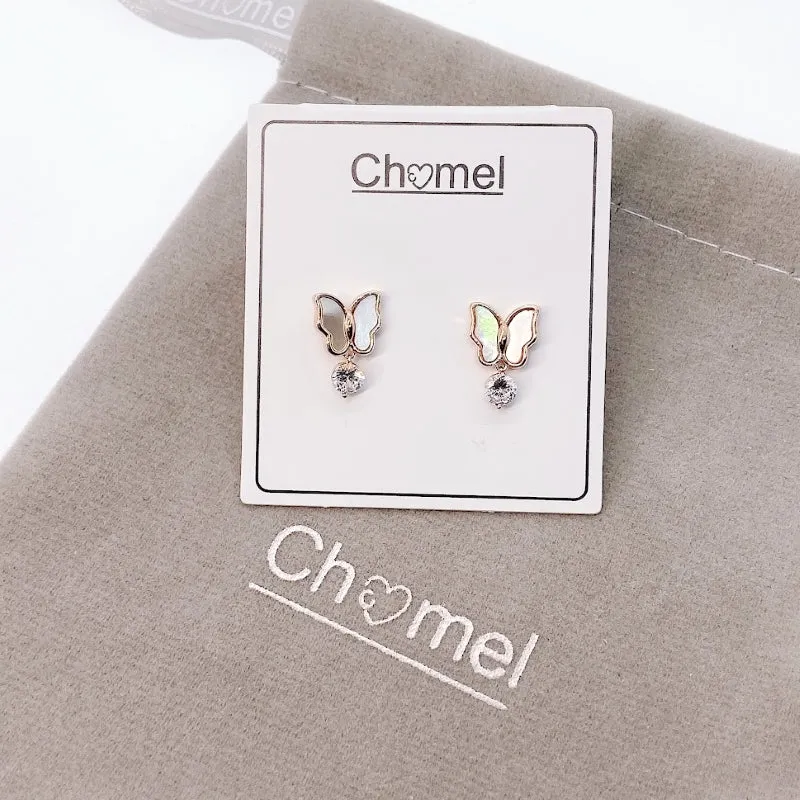 Butterfly Mother of Pearl Earrings