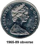 Canada Nickel 1967 5 cents  (Elizabeth II) 4.54gr .999