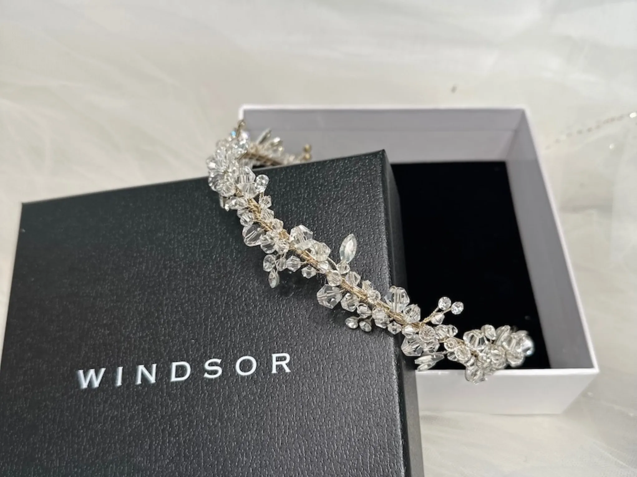 Celina - Single Band Classical Crystal Headband