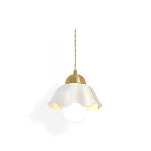 Ceramics Floral Pendant Light
