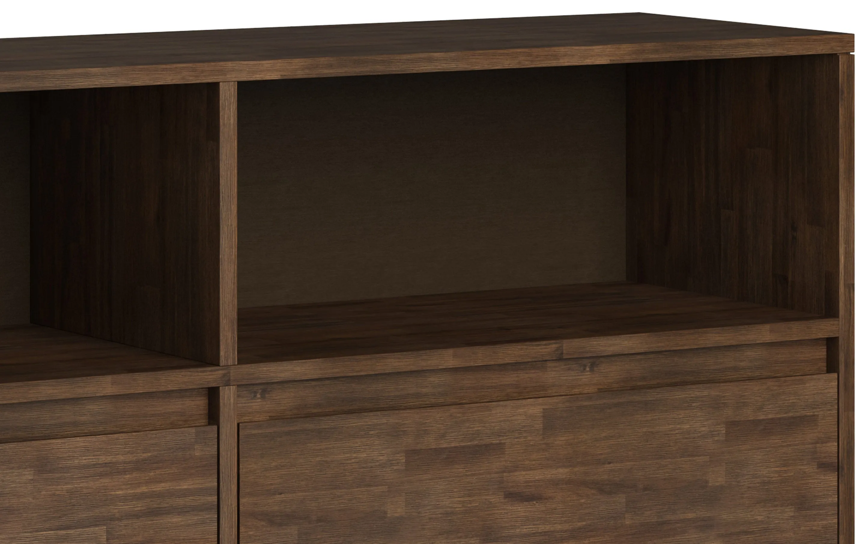 Chase Low Bookcase in Acacia