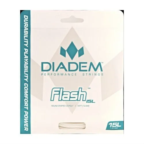 Diadem Flash 17/1.20Tennis String (White)