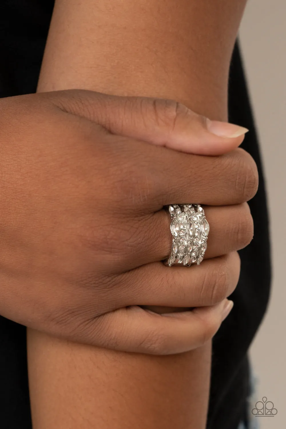 Diva Diadem- White Ring