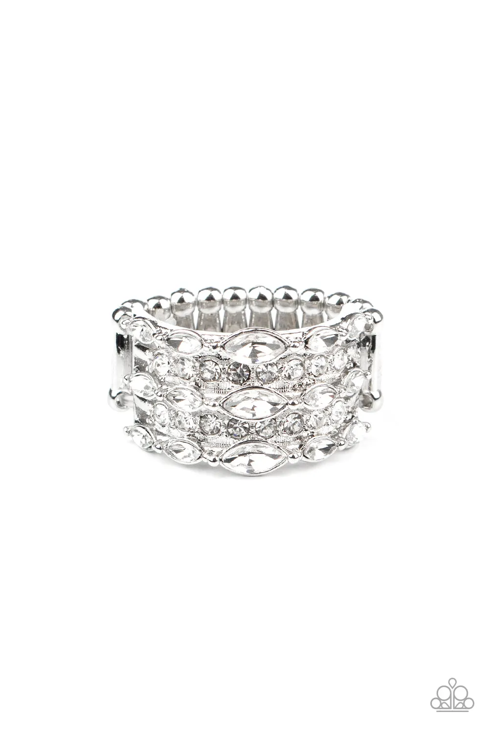 Diva Diadem- White Ring