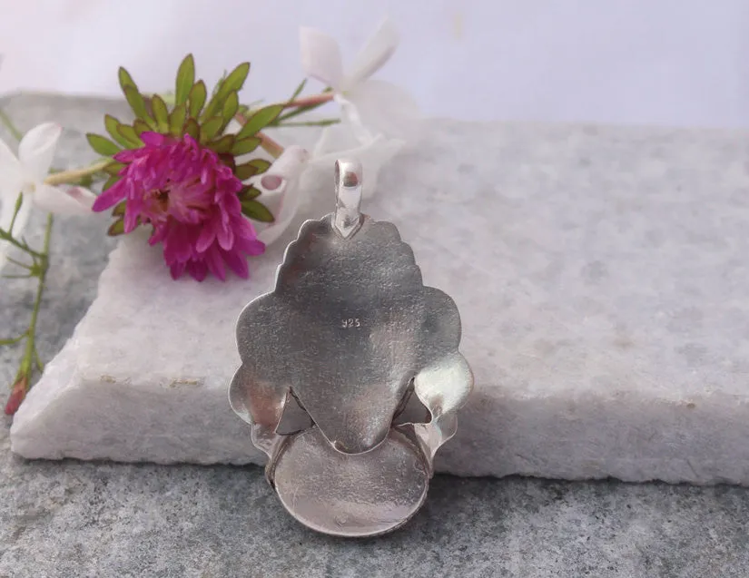 Dragon Head Tiger Eye Sterling Silver Pendant