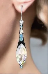 Firefly Jewelry Elongated Drop Earring- 7638-ICE