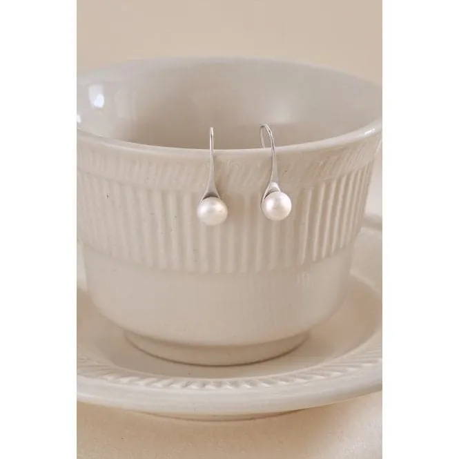 Fresh Water Pearl Rigid Dropper Earrings ERLE019