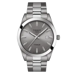 Gentleman Quartz Titanium Grey Dial