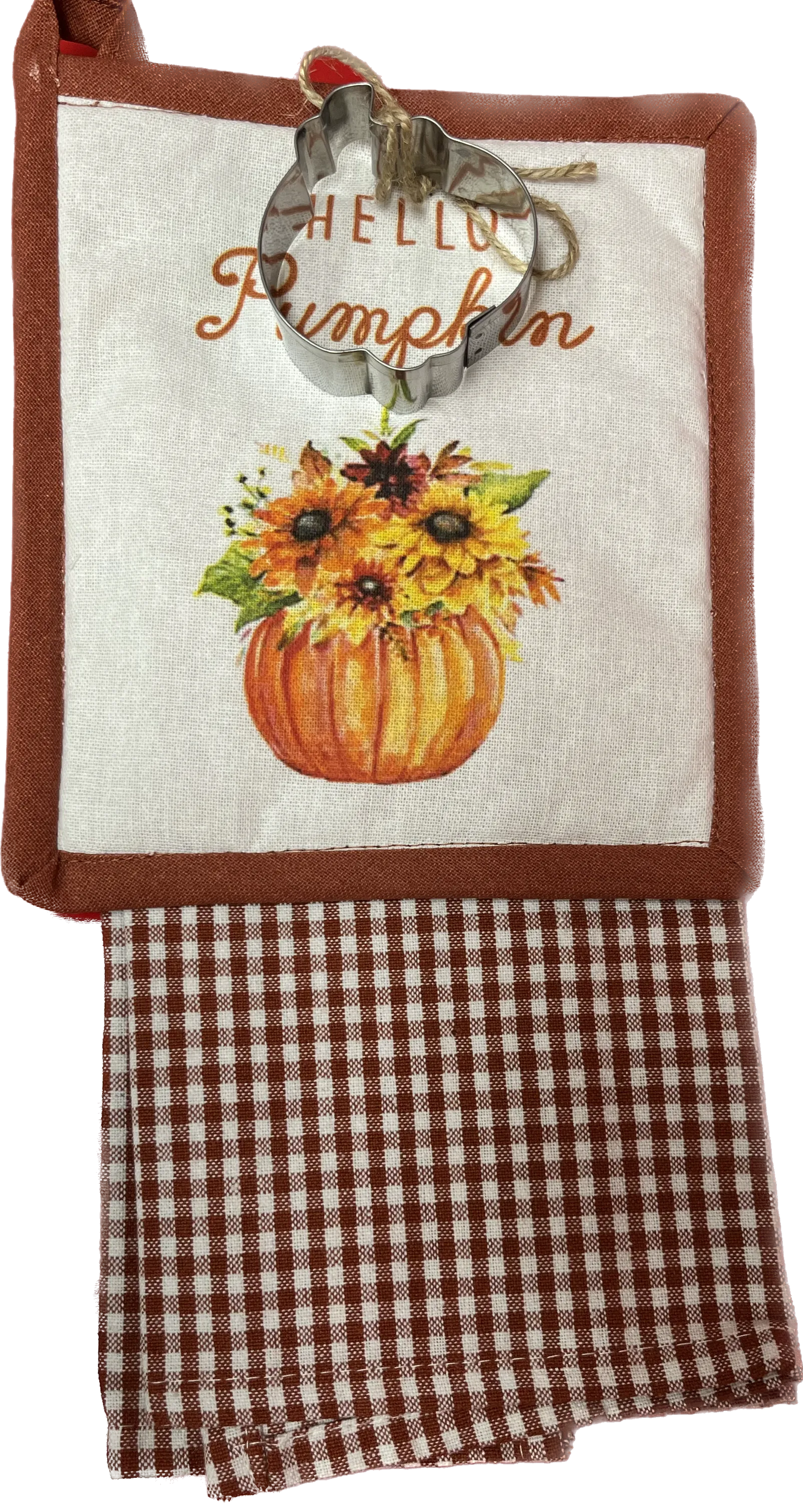 Harvest Collection Pot Holder Kitchen Towel Cookie Cutter
