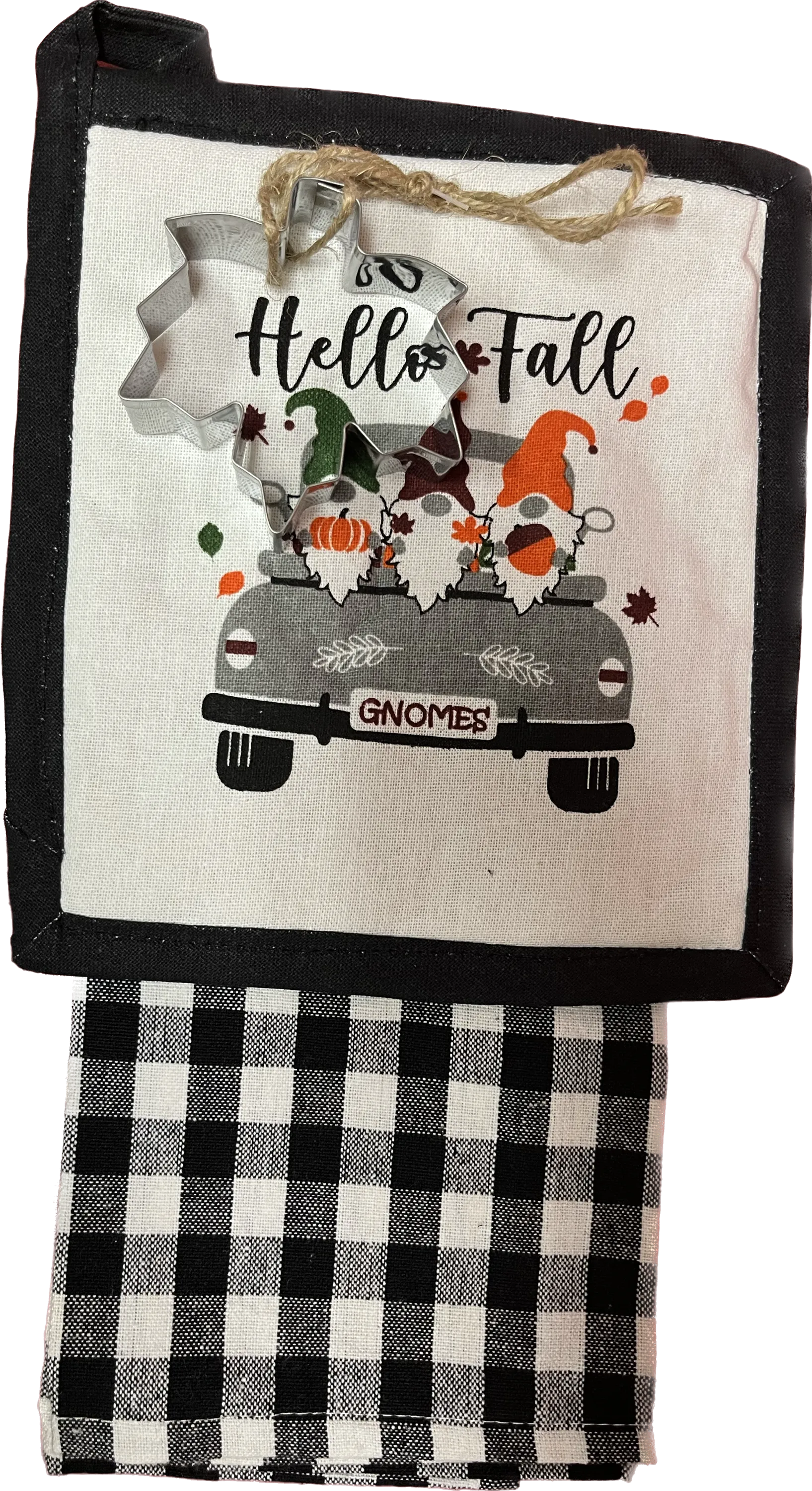 Harvest Collection Pot Holder Kitchen Towel Cookie Cutter
