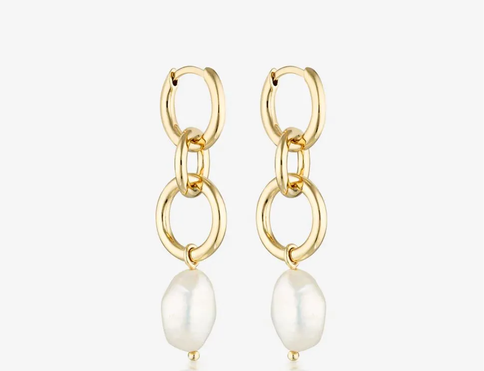 Kindred Link Baroque Pearl Earings
