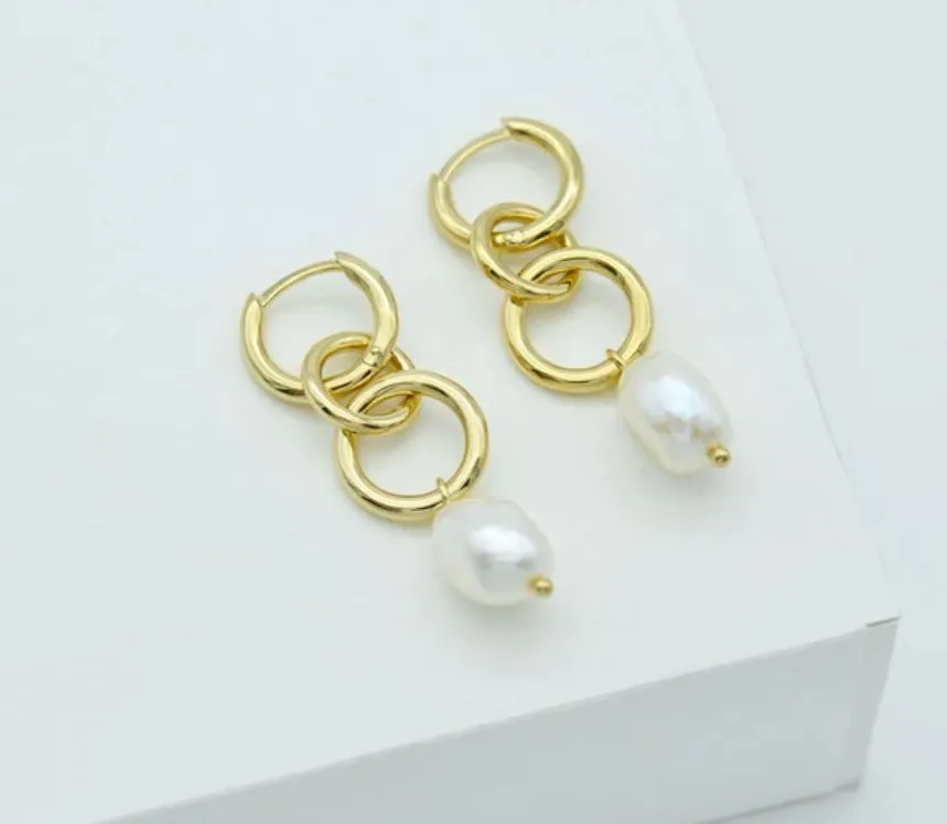 Kindred Link Baroque Pearl Earings