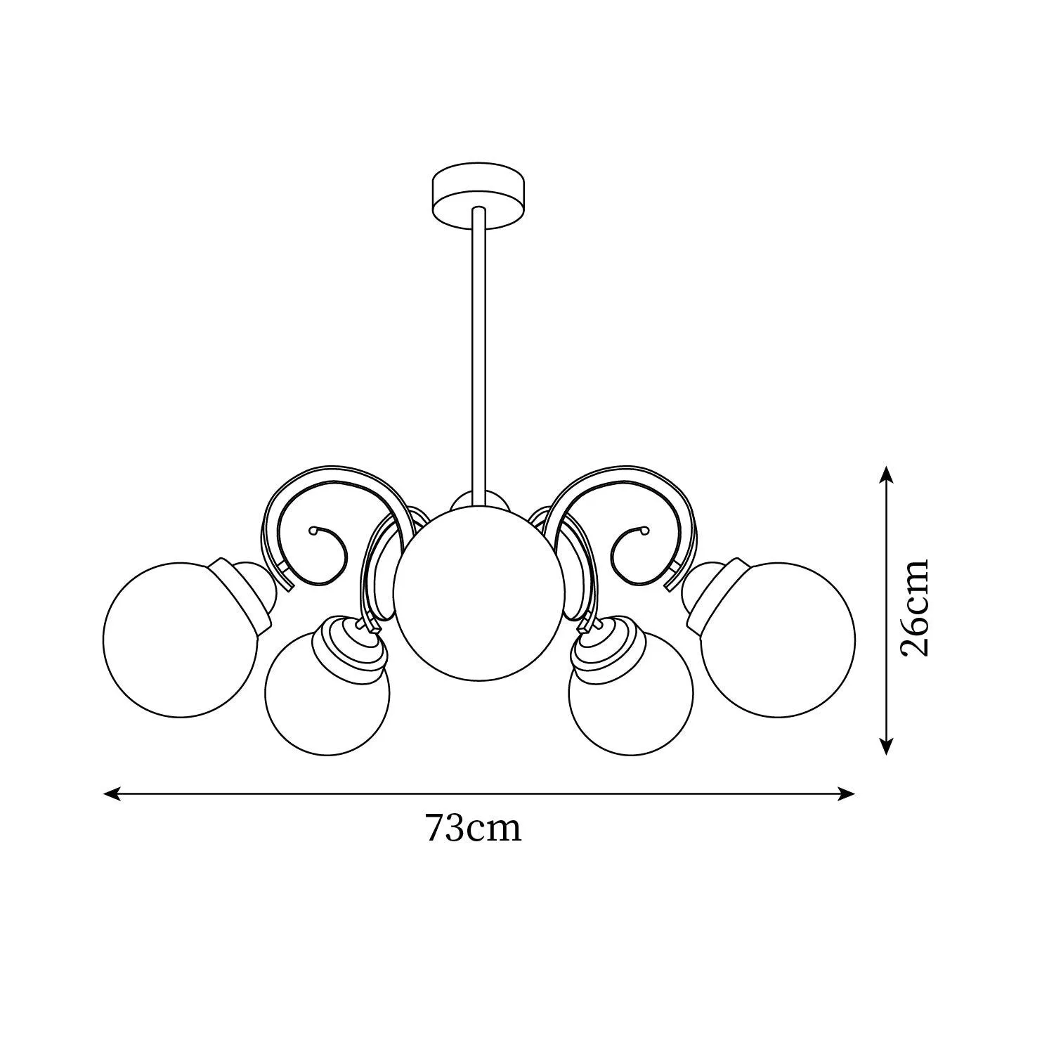 Kotter Cream Chandelier