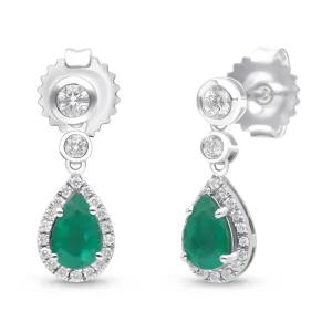La Poire Earrings - WG