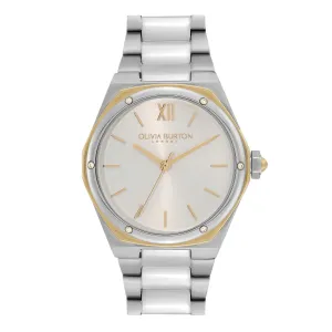 Ladies Hexa White Gold and Silver Bracelet Watch (24000031).