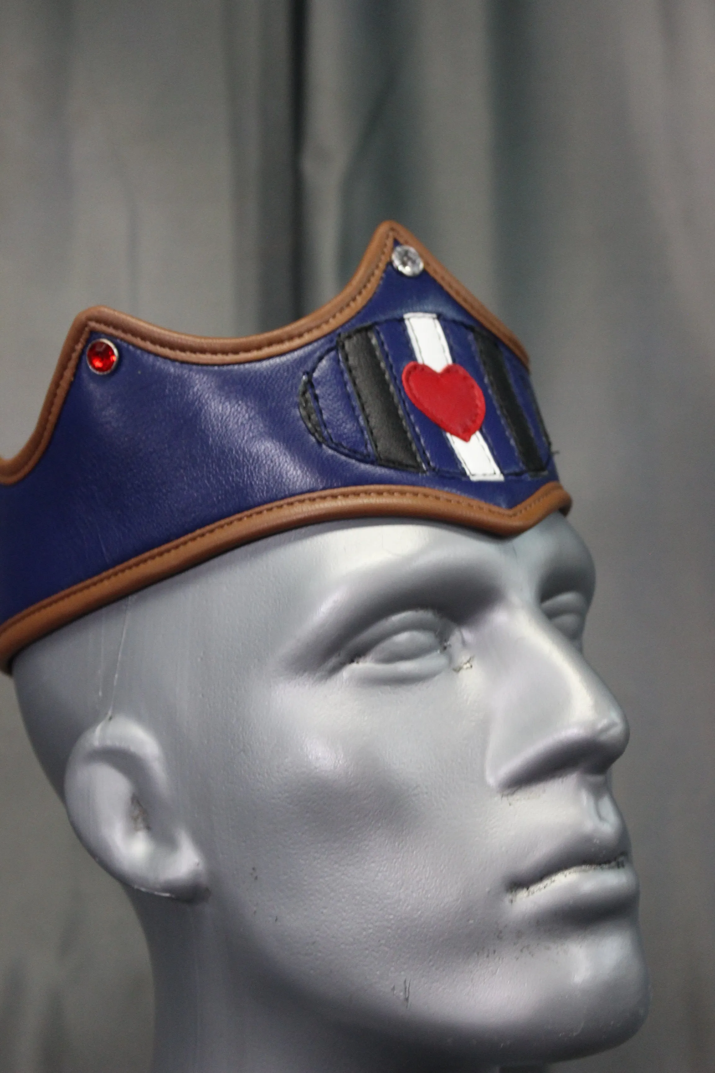 Leather Pride Flag Crown