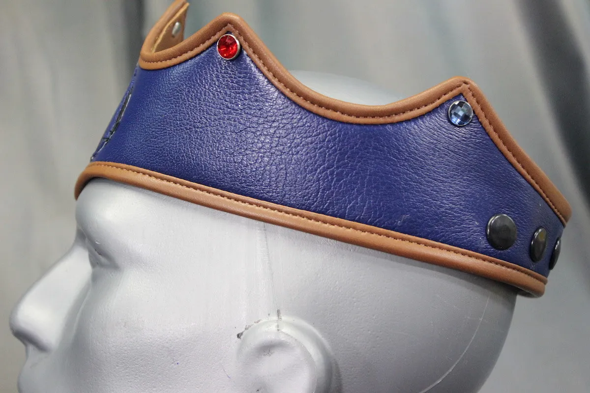 Leather Pride Flag Crown