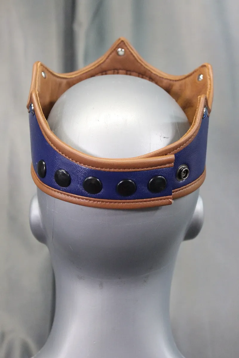 Leather Pride Flag Crown