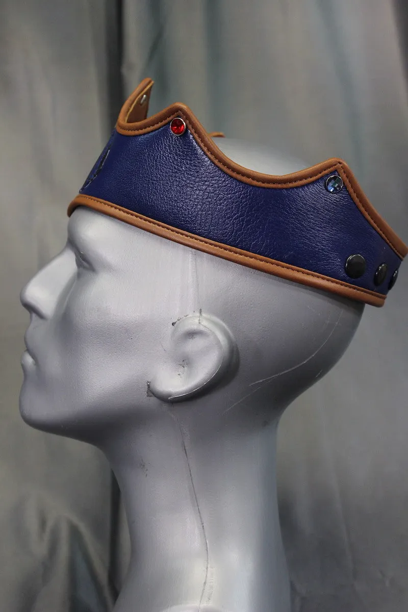 Leather Pride Flag Crown