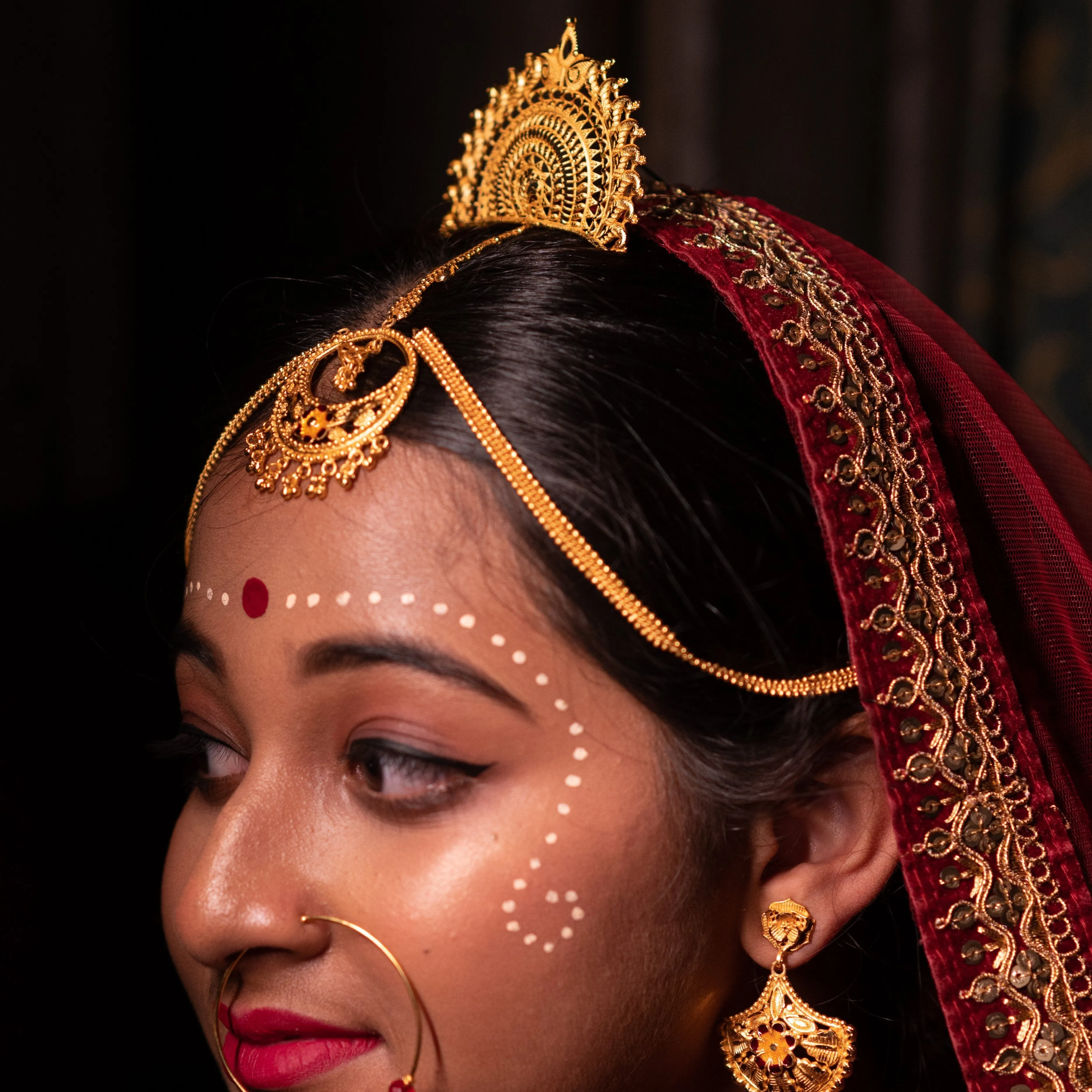 Mayur Mukh Bridal Crown