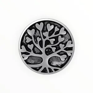 Metal Hairpin click / chunk button 0109