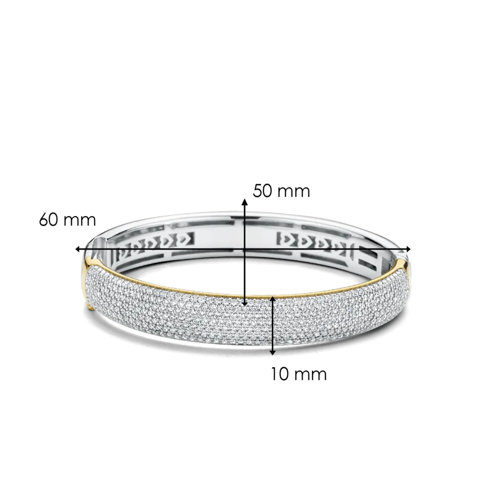 Milano Pave Bracelet - Silver - 2967ZY