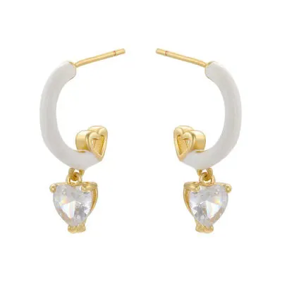 MINI RAINBOW HOOP EARRING