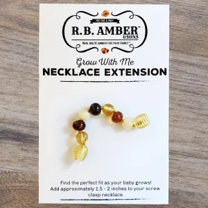 Multi Baltic Amber Jewelry Extender