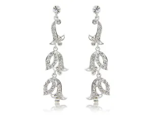 Nadine Crystal Drop Earrings