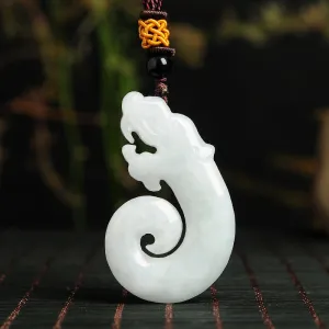Natural Jade Pendant Jadeite Dragon Pendant PT1