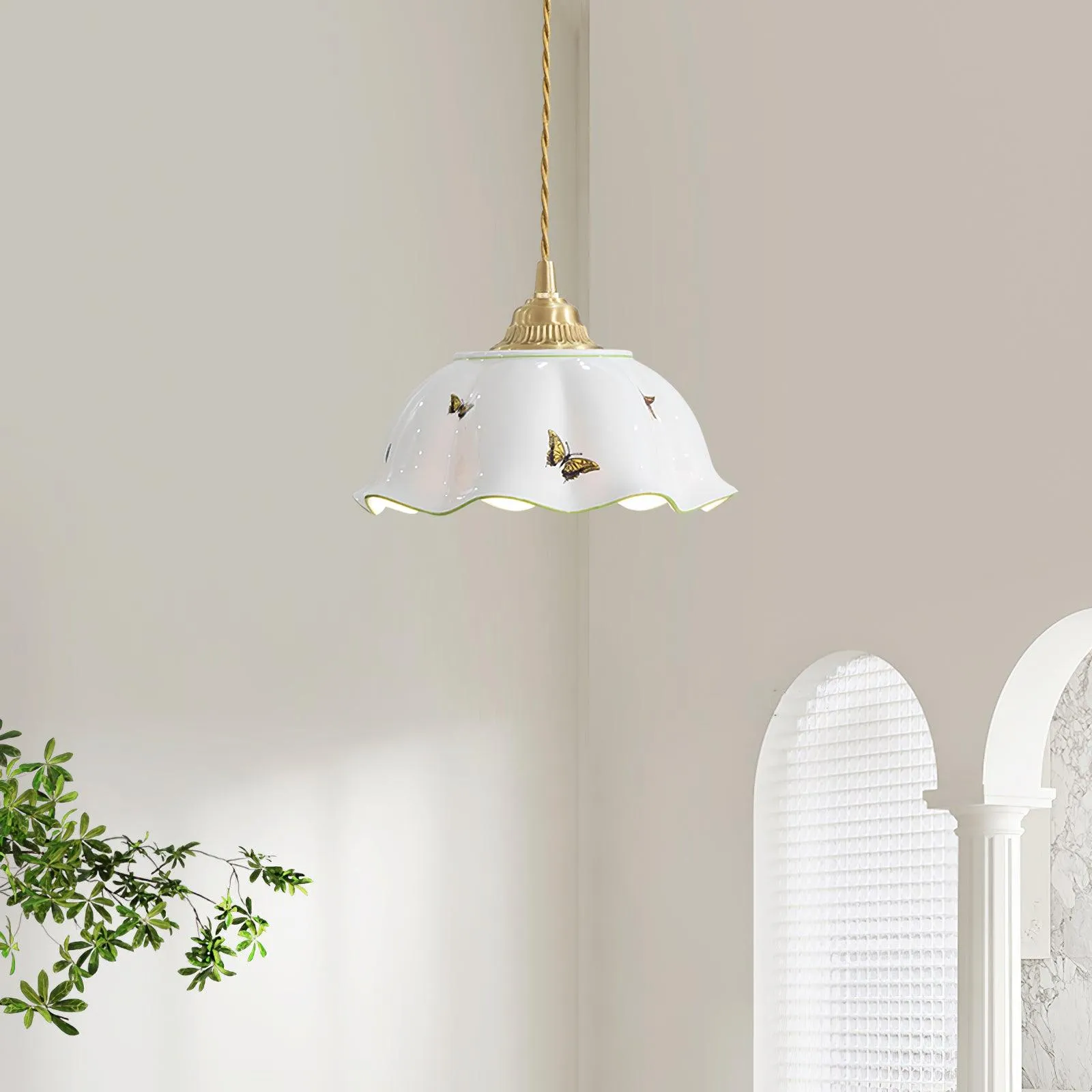 Nonna Ceramics Pendant Lamp 8.2″- 7.2″
