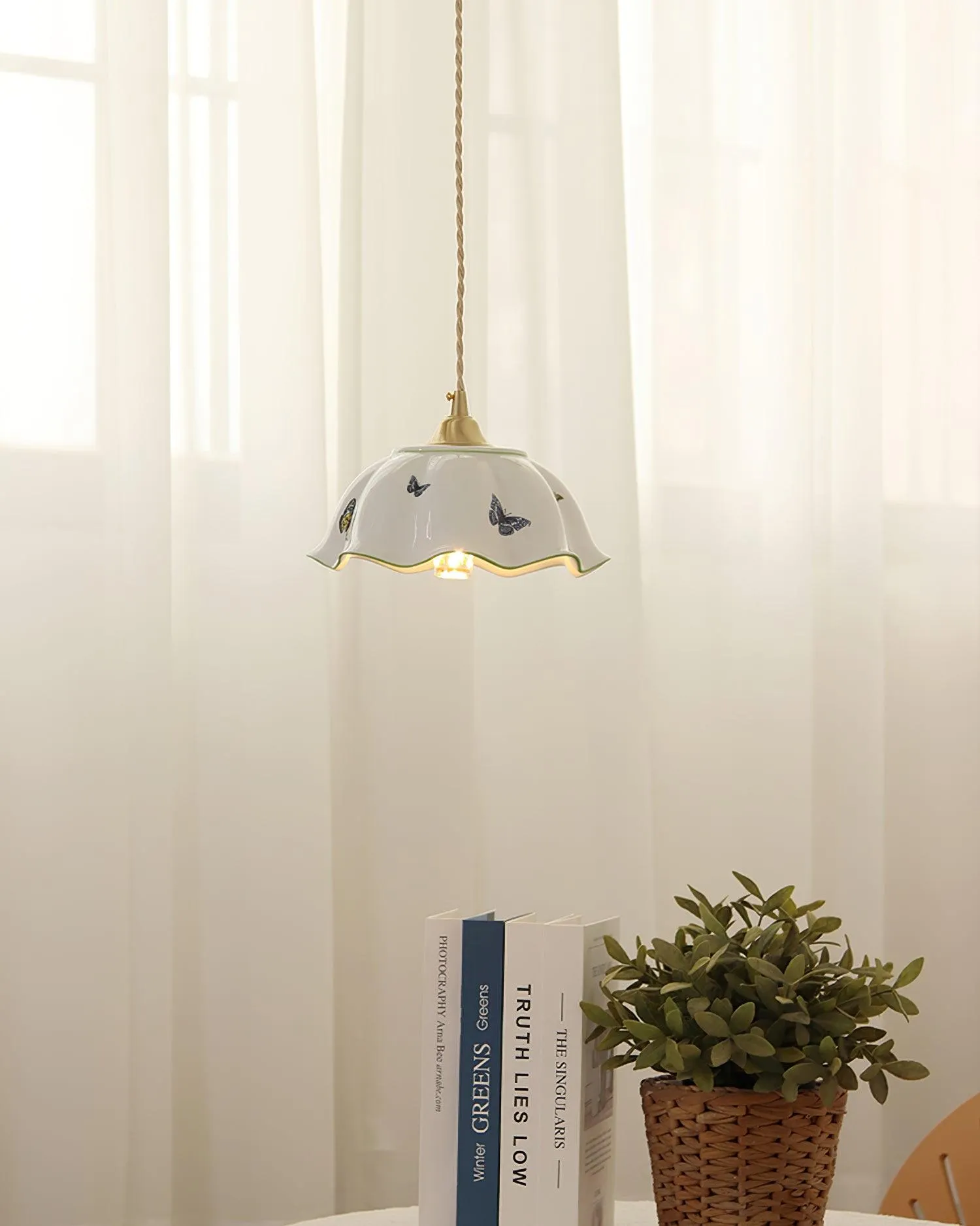 Nonna Ceramics Pendant Lamp 8.2″- 7.2″