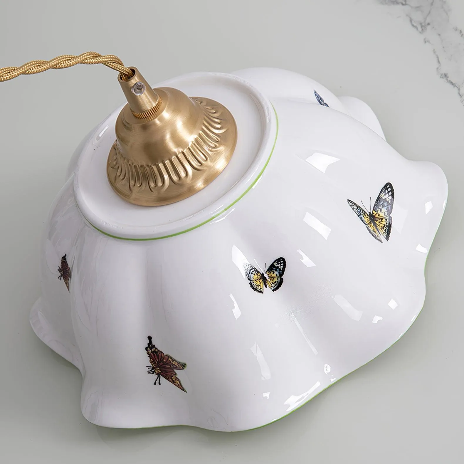 Nonna Ceramics Pendant Lamp 8.2″- 7.2″