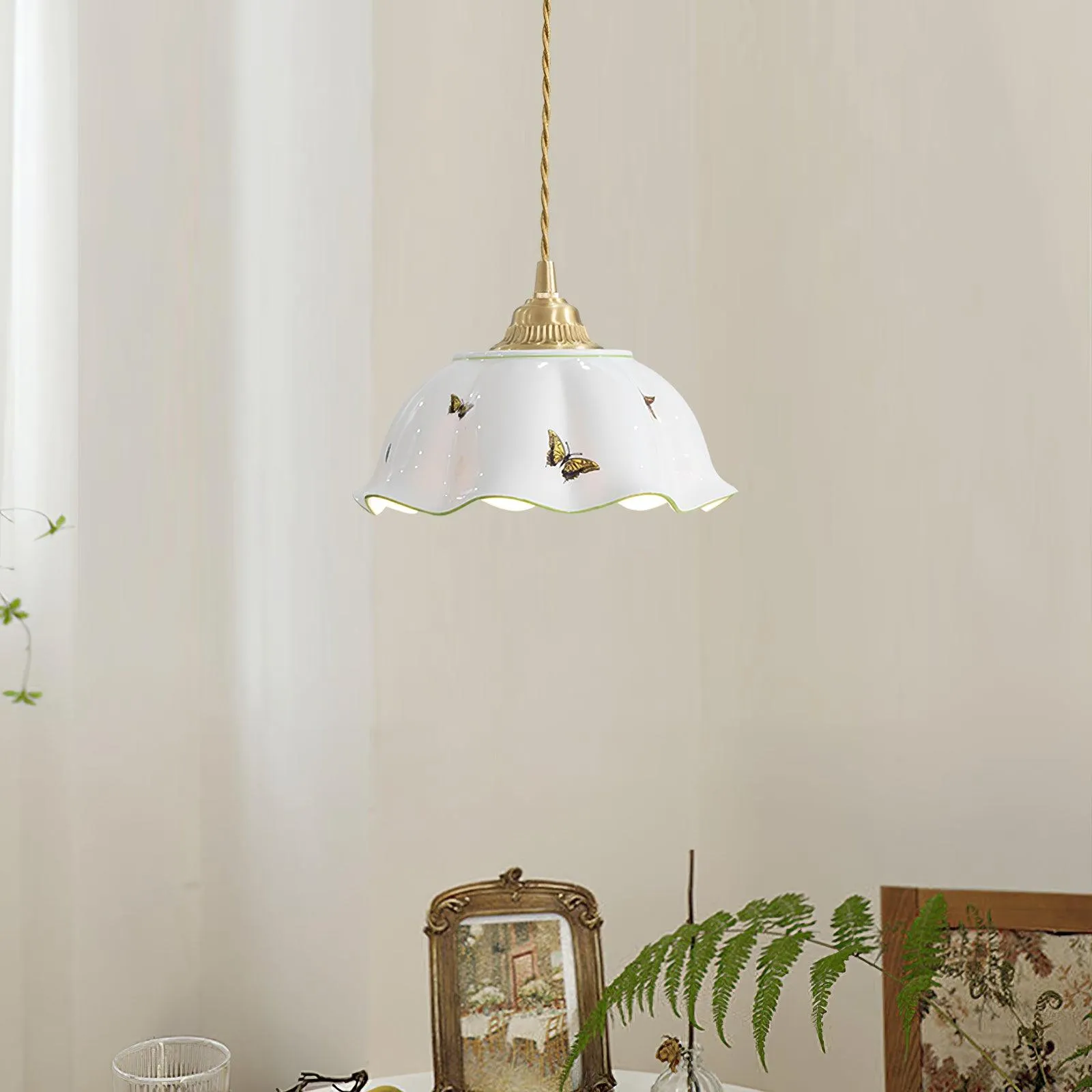 Nonna Ceramics Pendant Lamp 8.2″- 7.2″