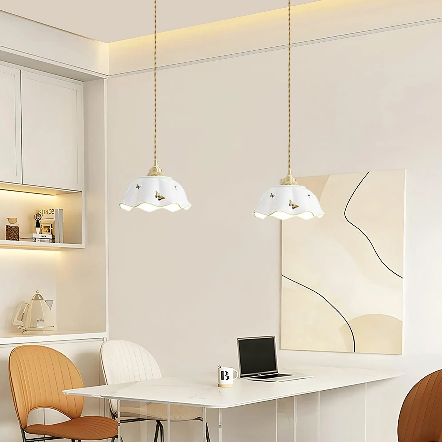 Nonna Ceramics Pendant Lamp 8.2″- 7.2″