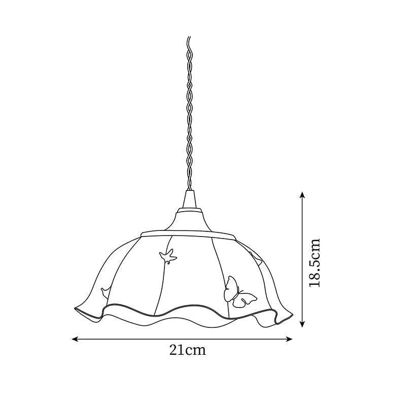 Nonna Ceramics Pendant Lamp 8.2″- 7.2″