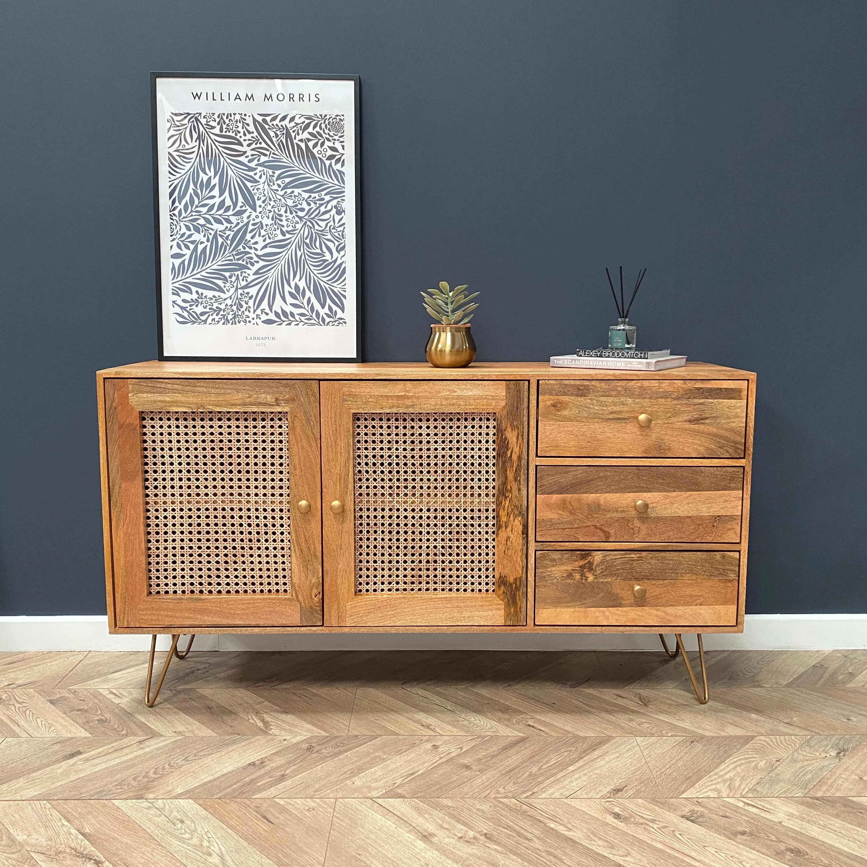 Nyla Large Solid Mango Wood Sideboard