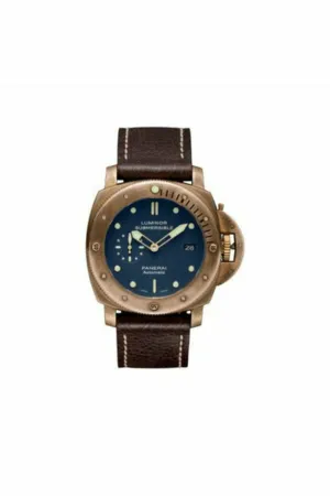 panerai luminor titanium & bronze 47mm men's watch ref. pam00671
